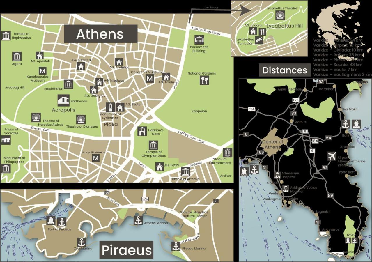 Starapartment Athens-Varkiza Top 2 ภายนอก รูปภาพ